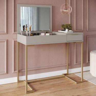 Imagem de Penteadeira Escrivaninha Industrial com Espelho Dyana Arenas Z54 - Mpo