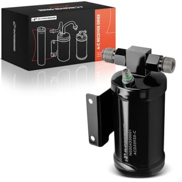 Imagem de A-Premium Secador de receptor A/C de aço para ar condicionado compatível com GMC P3500 1997-1999, P6000 1994-1996, P6500 1994-1996 e Chevrolet P30 1994-1999, P60 1994-1996, P660 000 1 994-1996, preto