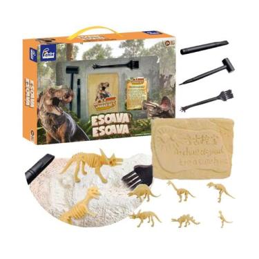 Imagem de Brinquedo Dinossauro Escavação Escavar Fóssil Colecionável - Fenix Bri