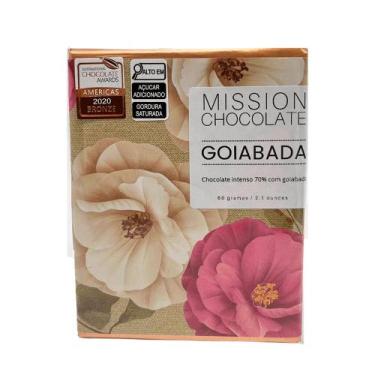 Imagem de Chocolate 70% com Goiabada Mission Chocolate 60g