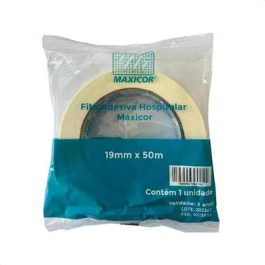 Imagem de Fita Adesiva Crepe Hospitalar 19mm x 50mm MaxCor não esteril