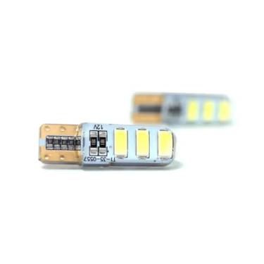 Imagem de LAMPADA LED 12V PINGAO T10 W2.1X9.5D 1P 6 LEDS PAR