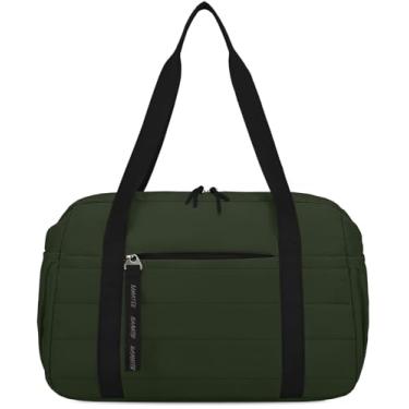 Imagem de Bolsa de ombro feminina leve e acolchoada para uso diário, comporta laptop de 15,6 polegadas para trabalho, viagens, academia