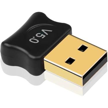 Imagem de Adaptador Bluetooth 5.0 USB Receptor Dongle Para PC Computador Notebook Compatível Com Fone De Ouvido Gamepad Impressora Mouse Teclado Windows Linux