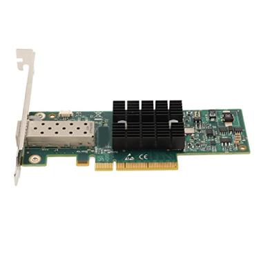 Imagem de Card SFP+ PCIE Rede Adaptador de rede de alta velocidade de 10 Gbps para servidores de computador e PCs domésticos com interface PCIE x8 e portas SFP+ dual