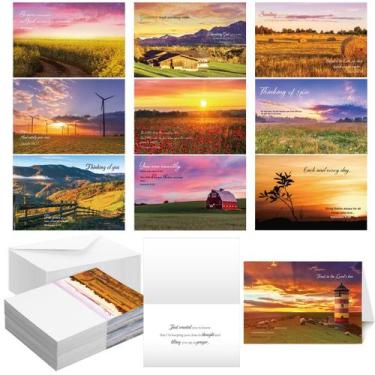 Imagem de Cartões Thinking of You Motiskyy Religious 10 designs de 4x6 polegadas
