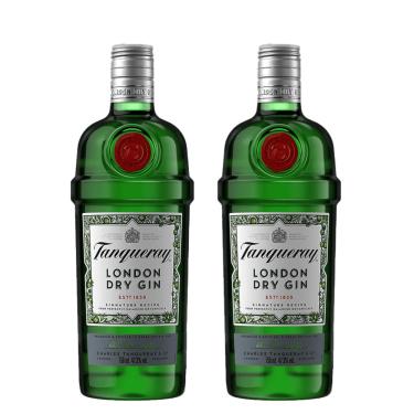 Imagem de KIT 02 TANQUERAY LONDON DRY GIN 750ML