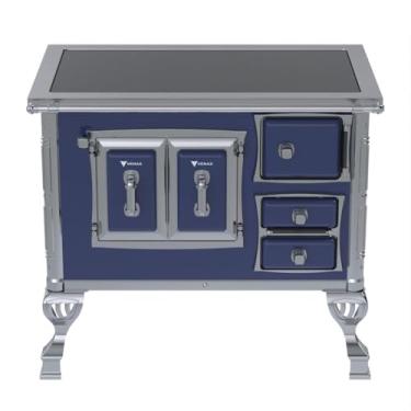 Imagem de Fogão a Lenha GII N 1 Sec Xviii Premium Azul Saida Esquerda