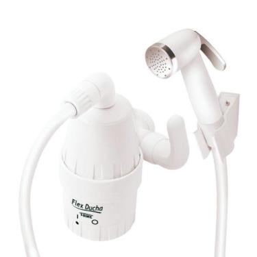 Imagem de Chuveiro Elétrico de Parede Fame Flex Branco 220V, 220V