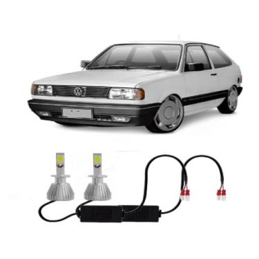 Imagem de Par Lampada Super Led H3 Gol G1 1980 até 1995 - Tiger Auto