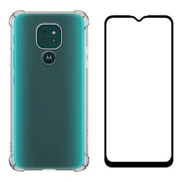 Imagem de Capa Anti Impactos Moto G9 Play + Película 3D Vidro - Universo