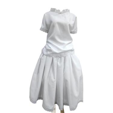 Imagem de Conjunto Saia Branco de Ração - Candomblé - Oyakemi