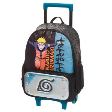 Imagem de Mochila De Rodinhas Naruto Ninja Run Preto - Pacific