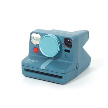 Imagem de MUZIRI KINOKOO Tampa de lente de liga de alumínio para Polaroid Now 3 Gen/Now + 2/3 Gen Camera, Now 3rd/Now Plus 2nd/3rd Generation Camera Lens Cover in Cushion Sponge Flocagem Layer Inside - Azul