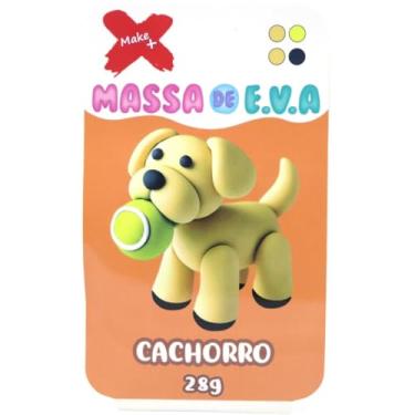 Imagem de Massa de Eva, Make+, Criativa, Cachorro, com 04 Cores, 28 g