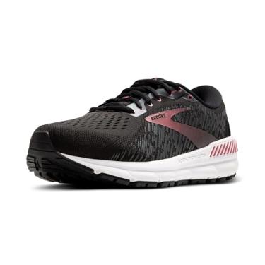 Imagem de Brooks Tênis de corrida feminino Addiction GTS 15 Supportive, Preto/ébano/Mauvewood, 5.5 Narrow