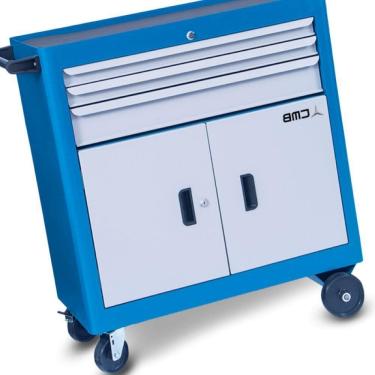 Imagem de Carro Para Ferramentas Com 1 Bandeja 2 Portas E 3 Gavetas Cmb814 Cmb