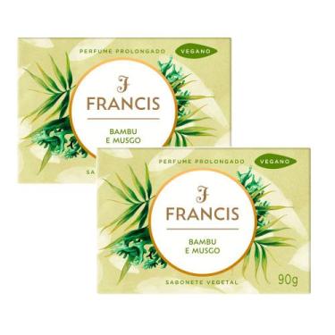 Imagem de Kit 2 Sabonete em Barra Francis Bambu e Musgo 90g