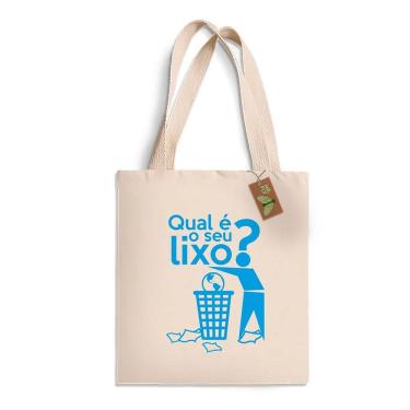 Imagem de Ecobag Média livro book algodão sustentável cru ou preta kindle capa presente natal dia dos professores