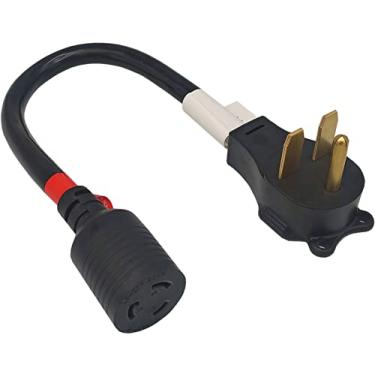 Imagem de Fullsky Cabo adaptador de soldador FC-63L62 NEMA 6-30P para NEMA L6-20R macho 6-30P plugue de soldador para fêmea L6-20R trava 3 pinos adaptador de saída máxima 20Amp 250Volt