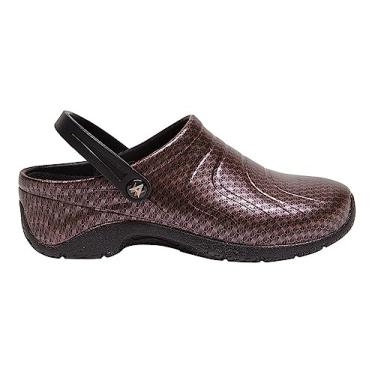Imagem de Anywear Tamancos de amamentação Zone para mulheres e homens – Sapatos de trabalho leves antiderrapantes com amortecimento excepcional de EVA, palmilhas ventiladas, Ouro rosa, 11 Women/9 Men