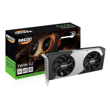 Imagem de Gpu INNO3D Geforce RTX 5070 TWIN X2 12GB 192BITS GDDR7 N50702-12D7-195