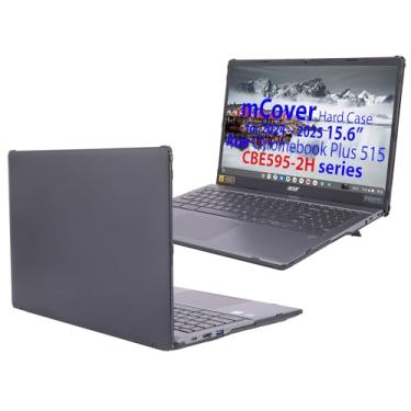 Imagem de mCover Capa compatível apenas com notebooks Acer ChromeBook Plus 515 CBE595-2 de 15,6 polegadas 2024-2025 (Não serve para nenhum outro modelo Acer) (preto)