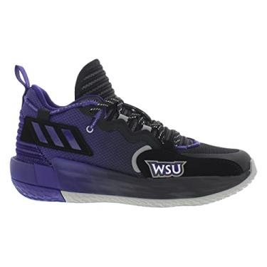 Imagem de Adidas Sapatos Sm Dame 7 Extply Unissex Tamanho 12, Cor: Preto/Roxo, Preto/roxo, 13.5 Women/12 Men