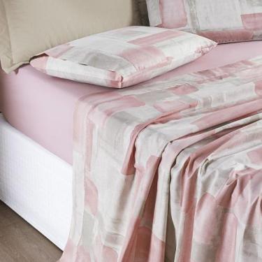 Imagem de Jogo de Lençol Casal 4 Peças Cotton Select Percale 200 Fios Estampado 
