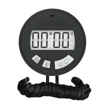 Imagem de Taylor Precision Products Cronômetro Cronômetro Chef, Padrão, Preto