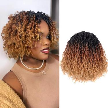 Imagem de Crochet Hair GIX Yanky Twist, 10 polegadas, 8 pacotes, marrom ombre