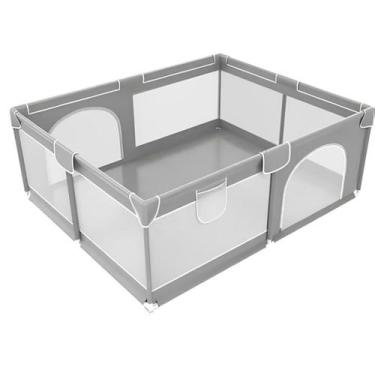 Imagem de Cercadinho Bebê Grande 180150cm Cercado Infantil Dobrável, Malha Venti