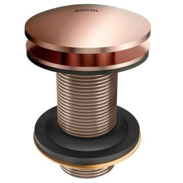 Imagem de Válvula Saída D'Água Click-Clack 7/8 Cobre Polido - Docol