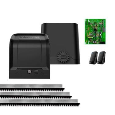 Imagem de Kit Motor de Portão Eletrônico Intelbras DR 400 1/4 Hp Deslizante, 220