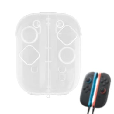 Imagem de Case Armazenamento Transparente para Joy-Con 2, Plástico Caixa Protetora Controle Jogo à Prova Poeira Capa Empunhadura com Recortes Precisos para Switch 2 Acessórios Presentes Amantes Jogos