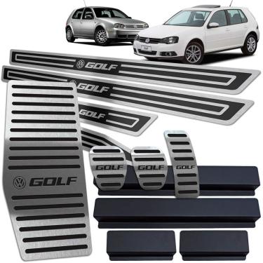 Imagem de Soleira Pedaleira Manual Descanso Golf 1999 A 2013 Preto AR