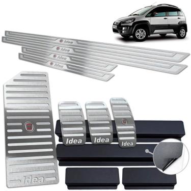 Imagem de Descanso Pedaleira Manual Soleira Idea 2011 A 2016 Prata