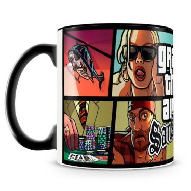 Imagem de Caneca Personalizada GTA San Andreas - Porcelana de Alto Brilho - Amo 