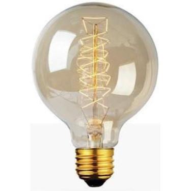 Imagem de Lâmpada Filamento De Carbono G80 40W Retro Vintage - 220V