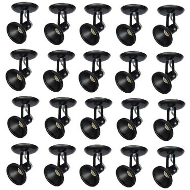 Imagem de Kit 20x Spot Par20 Par30 Bulbo Led 535/1 Hiperlight Preto