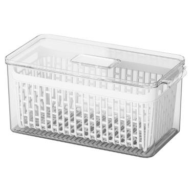 Imagem de Organizador de Geladeira Dry Coza 6 Litros 32,5x16,5x15 cm com Cesto