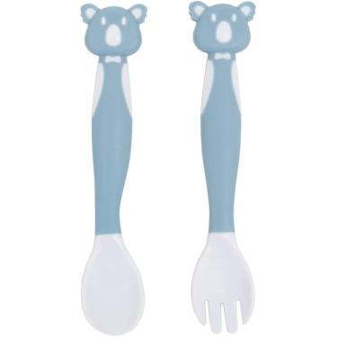 Imagem de Kit Talher Flexível Buba Coala Azul