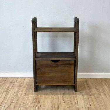 Imagem de Aparador de Madeira Pinus Linea de 3 Prateleiras Slim com 1 Gaveta Tab