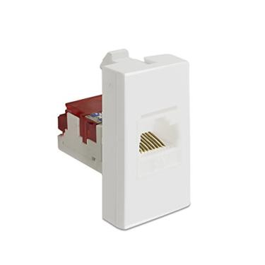 Imagem de Módulo Tomada para Rede de Computadores Rj45, Alumbra, Siena 6168, Branco
