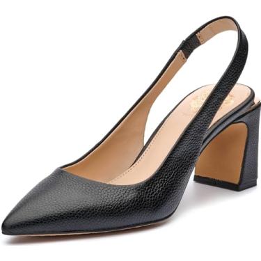 Imagem de Vince Camuto Sapato feminino Hamden Slingback, Preto, 37