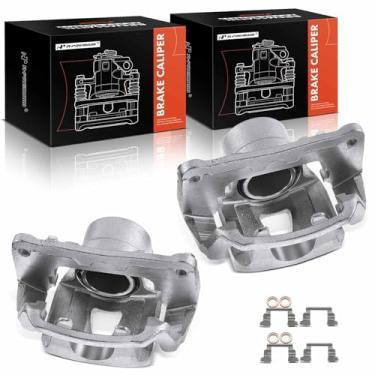 Imagem de A-Premium Conjunto de pinça de freio a disco com suporte compatível com modelos Lexus selecionados - RX300 1999 2000 2001, V6 3.0L - Motorista dianteiro e lado do passageiro, conjunto de 2 peças