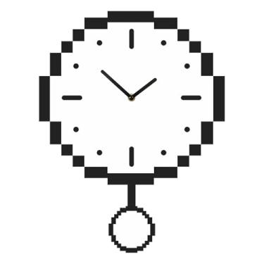 Imagem de XLWLLNJ Relógio de parede acrílico, ornamento, minimalista, silencioso, arte decorativa, relógio para casa, sala de estudo, decoração de sala de estar