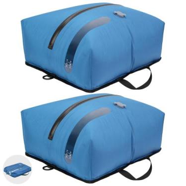 Imagem de Sacos de compressão a vácuo de viagem ONTYZZ reutilizáveis, pacote com