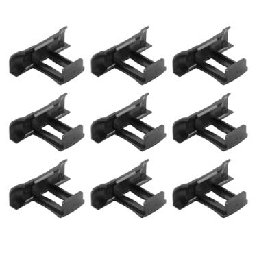 Imagem de 20 Clipes de Drenagem de Painel Solar, Feitos de Plástico ABS Premium, Design Em Forma de T, Fácil de Instalar, Conjunto de Clipes de Painel Fotovoltaico Preto para Manutenção de