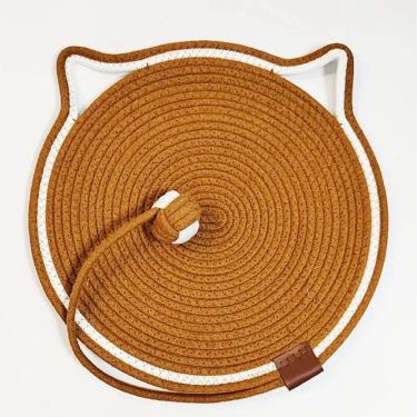 Imagem de Arranhador Tapete Caminha Pet Gato Rasqueavel Brinquedo Animais Estimaçao Relaxante Confortavel Casa Petshop